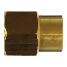 28183 Reducing Coupling, 3/8 in FNPT x 1/4 in FNPT, 1.16 in, Brass, 3 Pack