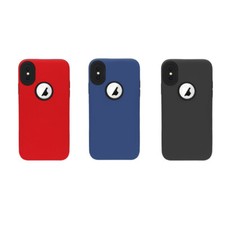 For iPhone X / XS - Slim Soft Silicone Texture Shockproof Hybrid PC TPU Case