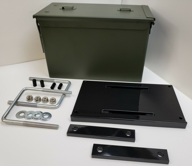 Universal Toolbox Mount & Box for Tractor, Kubota, John Deere, Mahindra