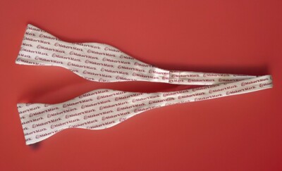 Makers Mark Whiskey Bow tie. ( tie yourself) new. free shipping USA 