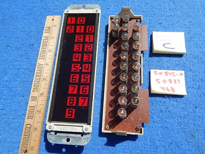 Rock-ola 468 Play Indicator Light Box Complete # 50845-A