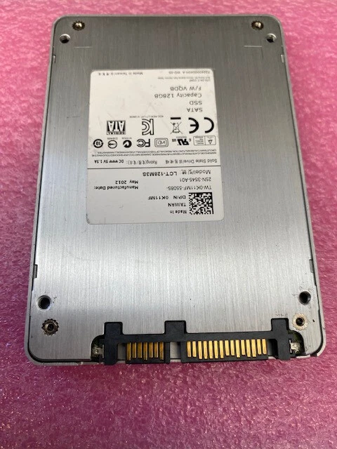 Lite-On LCT-128M3S 128GB 2.5" SATA 6Gb/s 0K11MF SSD Solid State Drive - Image 2 of 2