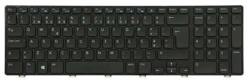 Original Portugal teclado Dell Inspiron 17 17R 3721 5721 /DE173-POR - Afbeelding 2 van 3