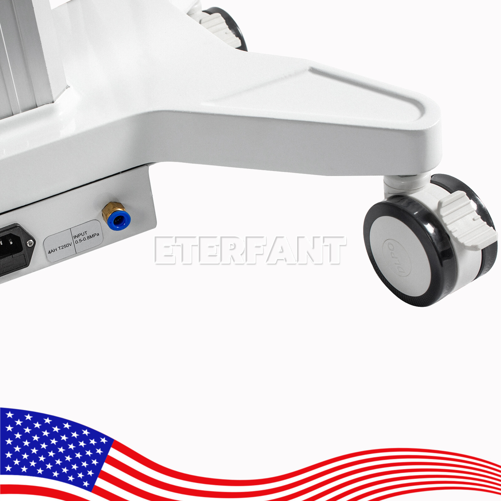 Dental Mobile Delivery Cart Treatment Unit 4H/Unit Air Turbine w/Weak Suction 4H