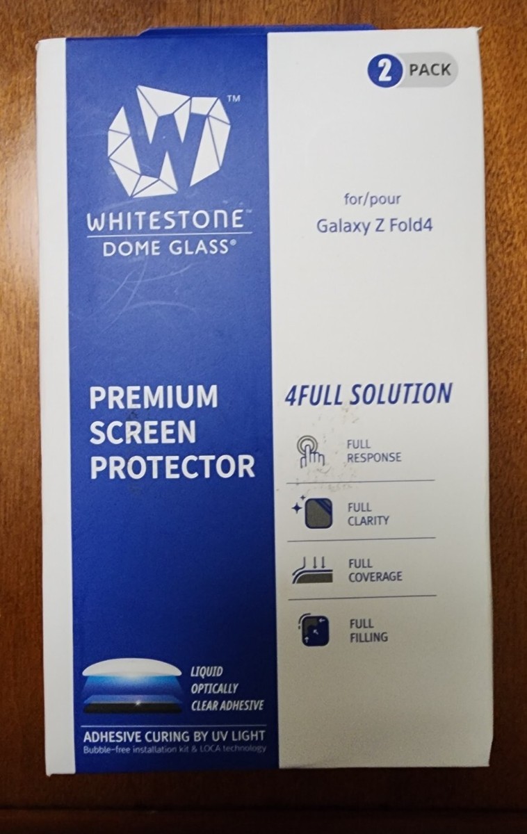 DOME GLASS [2PACK UV Lamp] Whitestone Screen Protector for