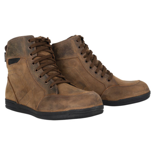 Casual Motorcycle Boot > Oxford Kickback CE Leather Waterproof Boots - Brown - Picture 1 of 5