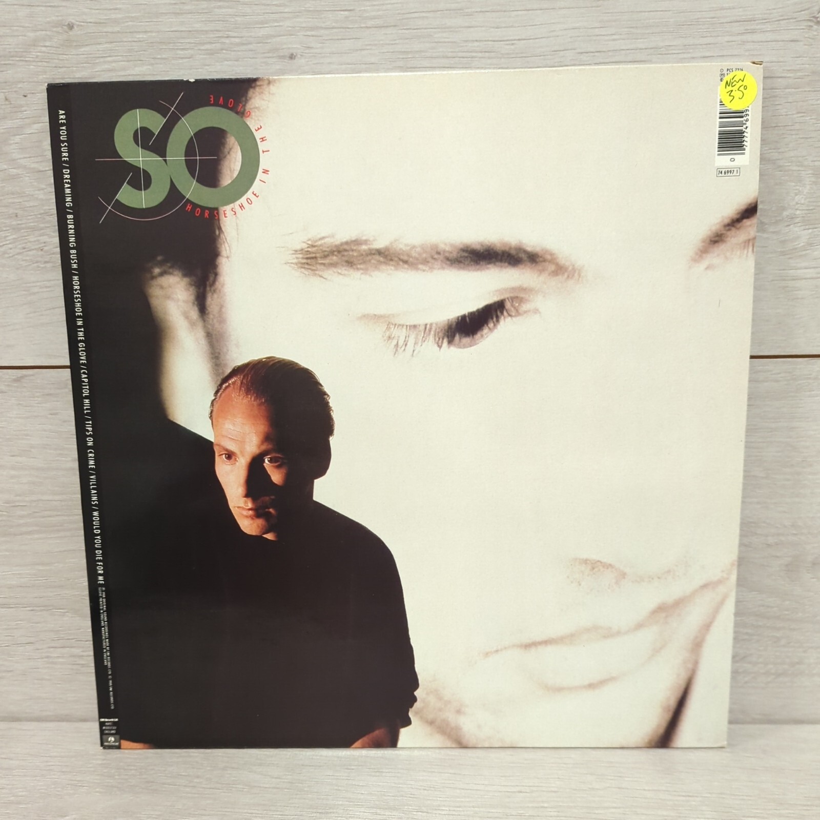 So  ‎– Horseshoe In The Glove - 12"" Vinyl LP Album Record - 1988 - VG+ / VG Con