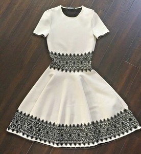 jacquard fit and flare