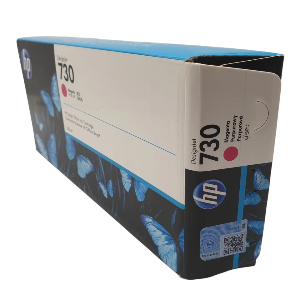 HP 730 Magenta Ink Cartridge P2V69A Genuine Original 300ml Red Designjet T1600 - Image 4 of 4