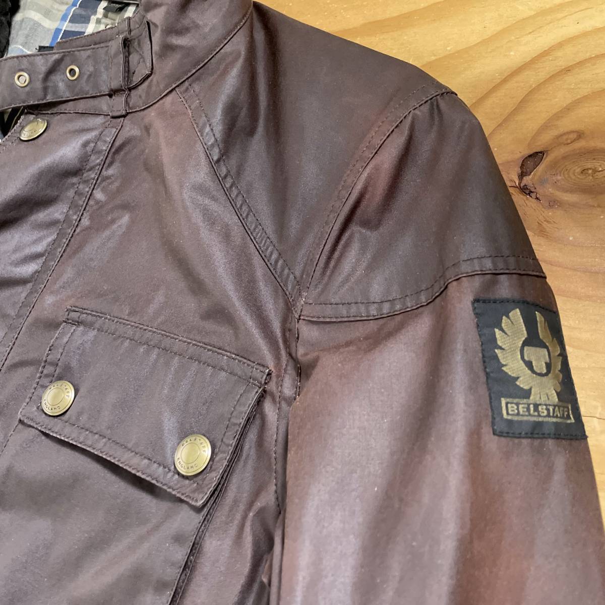 Belstaff Roadmaster Waxed Cotton Oiled Jacket Bro… - image 6