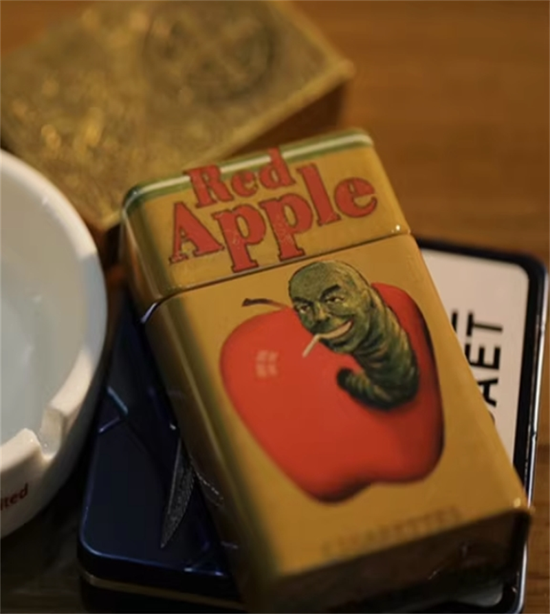 Pulp Fiction Red Apple Cigarettes Men's Cartoon Cigarette Box Birthday  Present