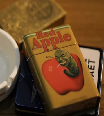 red apple cigarette pack Pulp Fiction Red Apple Cigarettes Men's Cartoon Cigarette Box Birthday  Present