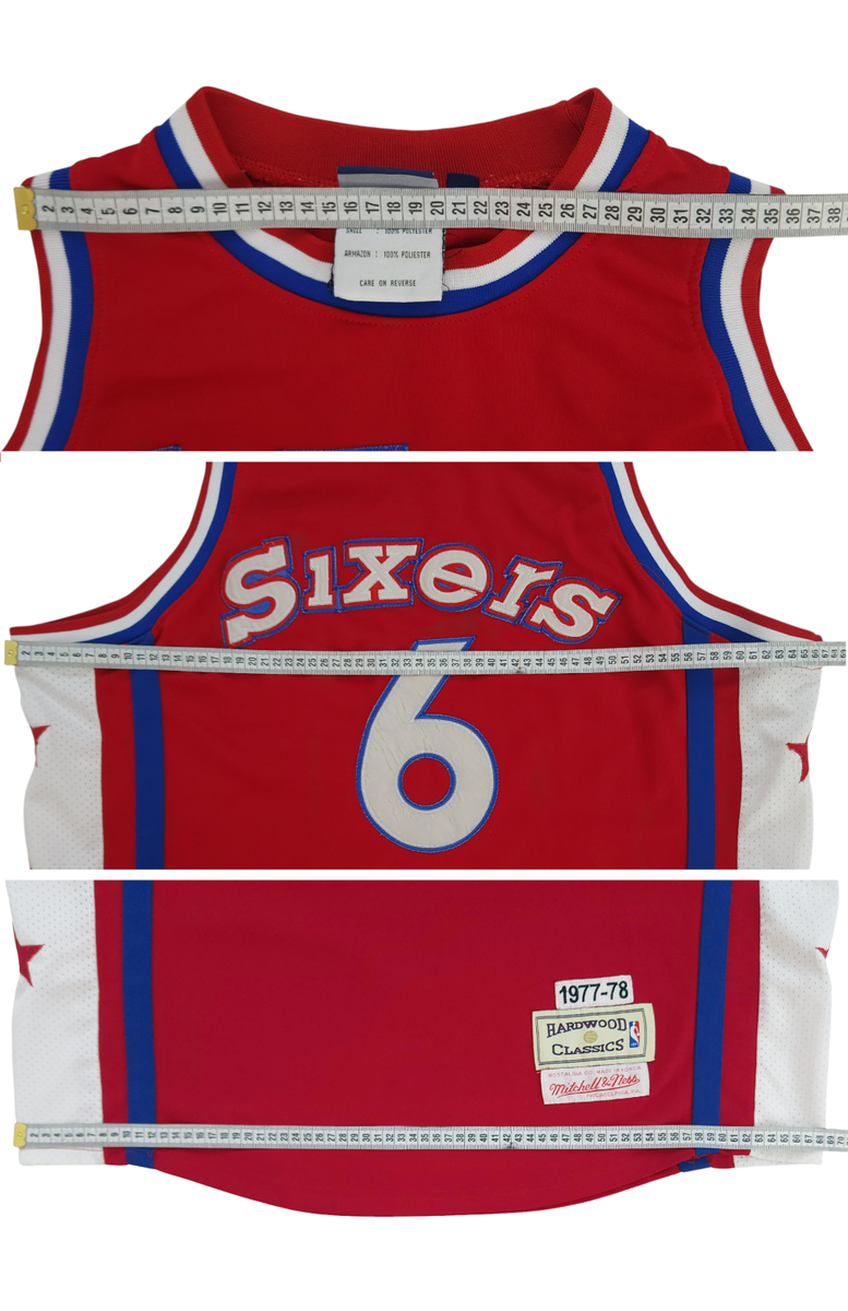 VTG 1977-78 Mitchell & Ness Hardwood Classics Irving Philly. 76ers