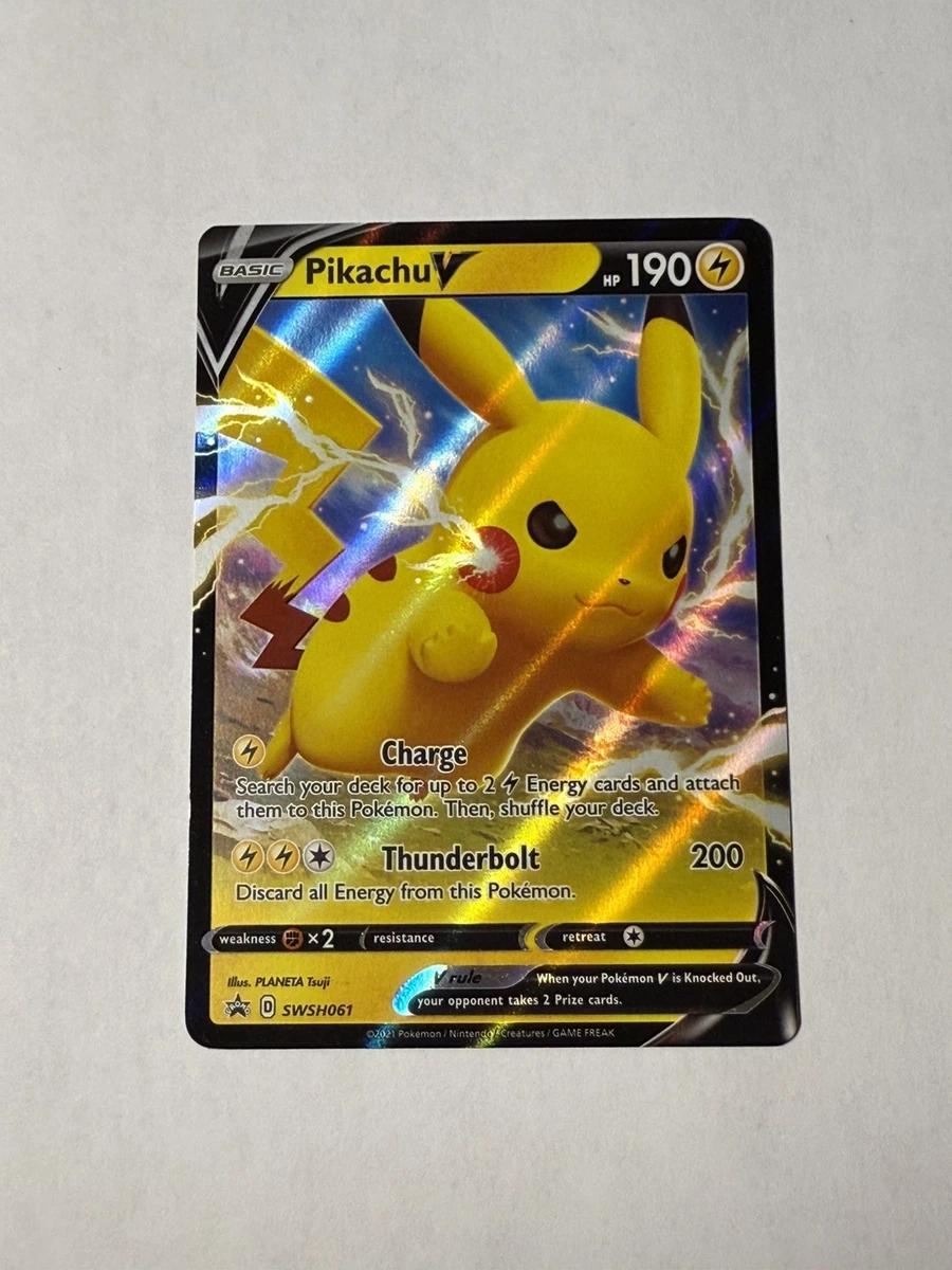 Pikachu V SWSH061 SWSH: Sword & Shield Promo Cards for sale | eBay
