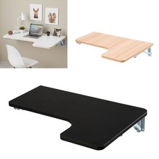 Wall Mounted Drop Leaf Table Fold Down Laptop Writing Desk Folding Storage Shelf