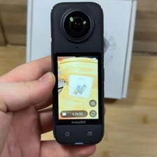 Insta360 X4 8K 360 Action Camera - CLEAN LENSES BOTH SIDES -