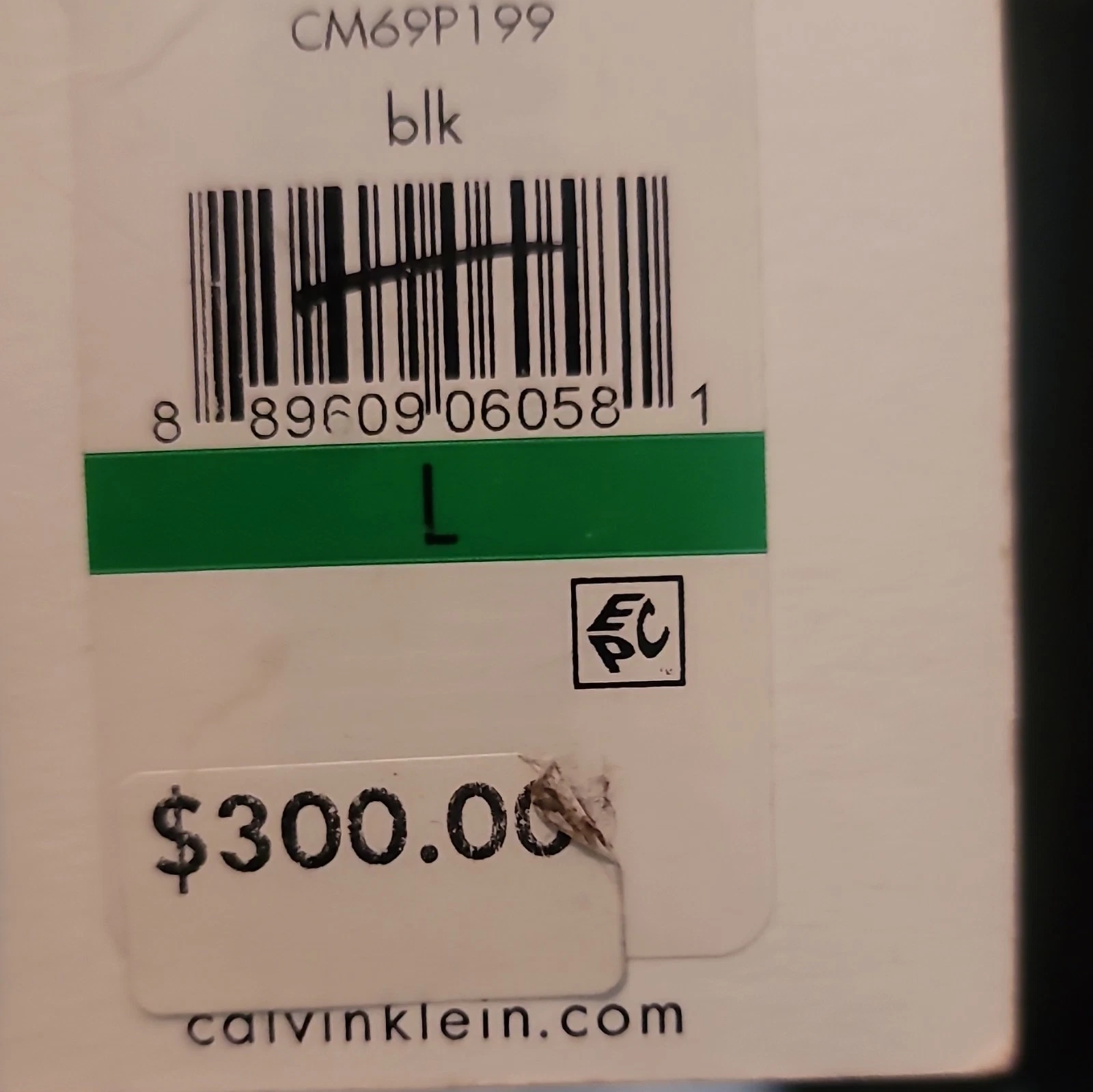 Calvin Klein Men’s Bomber Jacket Full Zip Leather Black Stand Collar L CM69P199 image 3