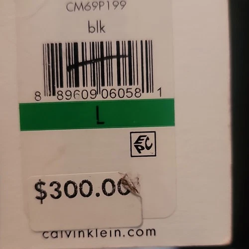 Calvin Klein Men’s Bomber Jacket Full Zip Leather Black Stand Collar L CM69P199 image 3