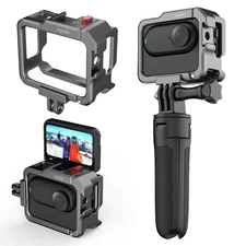 For Insta360 GO3 3S Camera Aluminum Alloy Rabbit Cage Case Frame Set Accessories