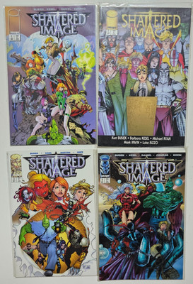 Shattered Image #1 2 3 4 COMPLETE Image Comics Lot Run Set Spawn 1st Print VF/NM