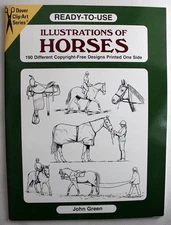 Ready-to-Use Illustrations of Horses: 150 Different Copyright-Free Designs (...