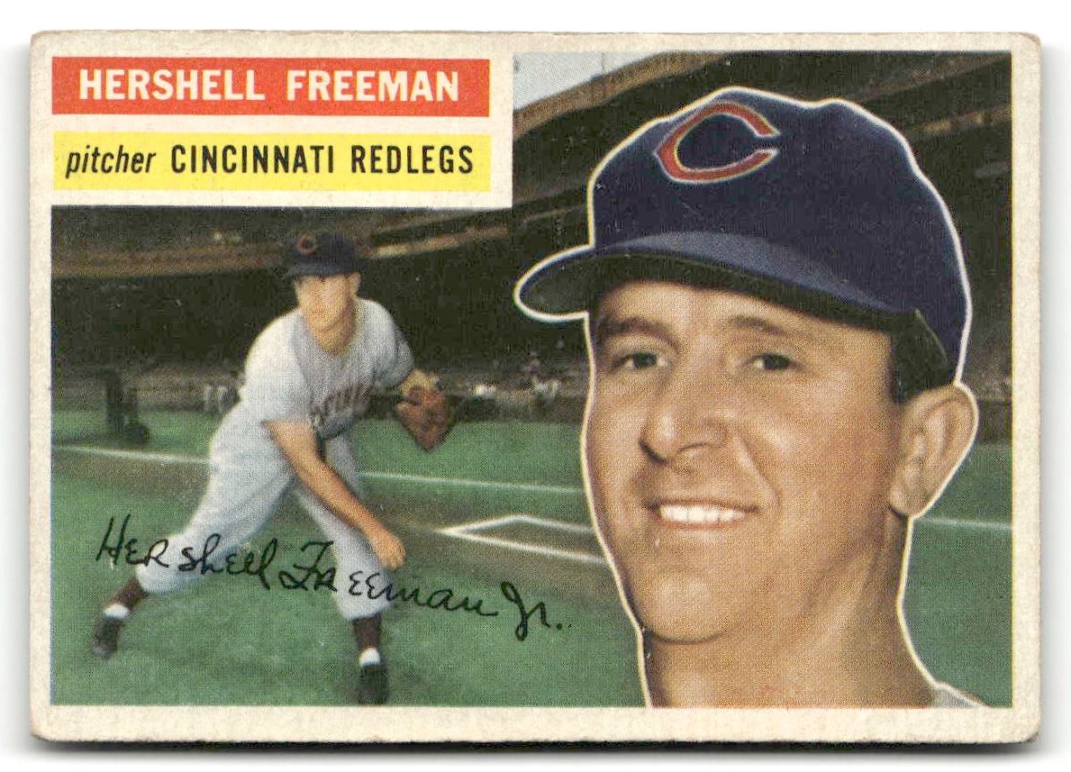 1956 Topps #242 Hershell Freeman EX - EXMT