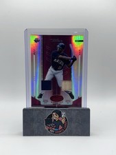 2004 Leaf Certified Materials Jacque Jones #79 Mirror Red Combo /250