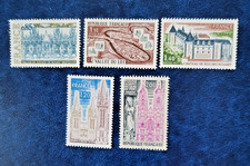 1974 1975 FRANCE 1806 à 1810 5t "SERIE TOURISTIQUE" NEUFS STC