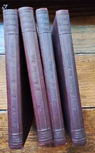 Public Speaking Library. Kline.North American Institute 1929 Set Of 4 Hardcover - Picture 2 of 16