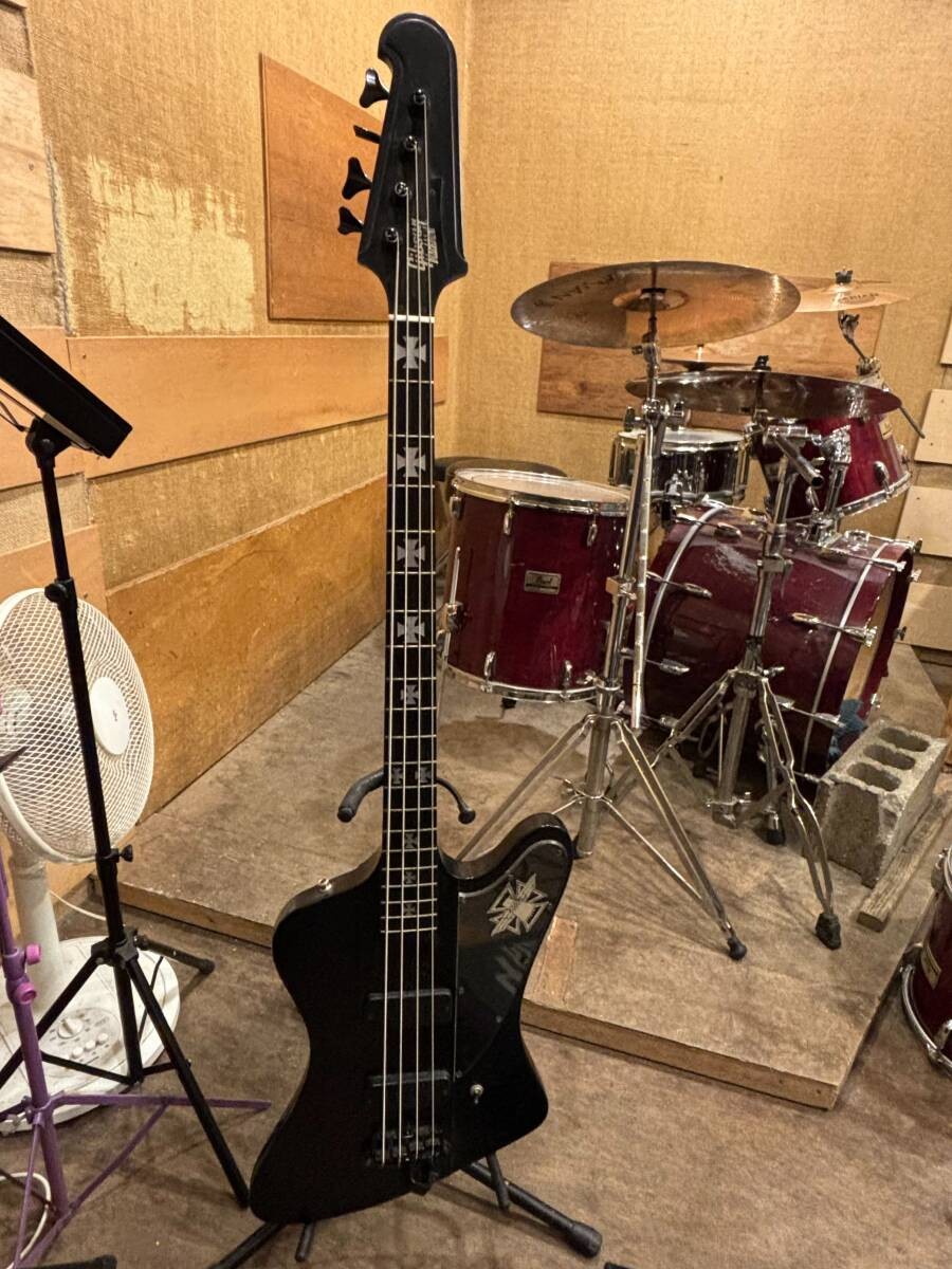 Electric Bass Guitar Gibson Blackbird Nikki Sixx Signature Black