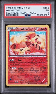 Growlithe RC4/RC25 Legendary Treasures: Radiant Collection Holo
