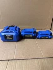 NEW (open box) Kobalt 24v Battery Set, One 4ah Battery +One 2ah Battery +Charger