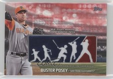 2018 Topps Players Weekend Patch Red 24/25 Buster Posey #PWP-BP Patch 0b0