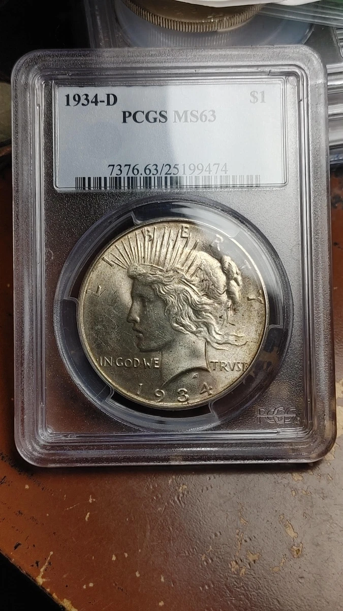 1934 Peace Dollars for sale | eBay