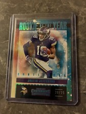 2020 Contenders Justin Jefferson Rookie of The Year /25 RY-JUJ Vikings Platinum