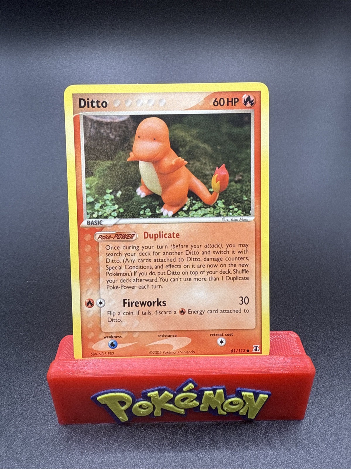 Ditto (Charmander) - EX Delta Species - 61/113 - Pokemon Card - Near Mint/mint