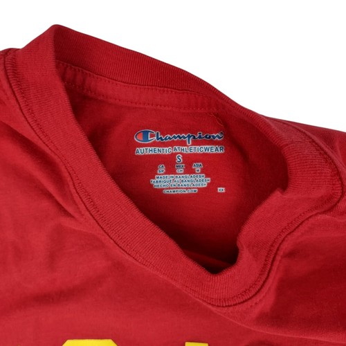 USC Trojans T Shirt Mens Small Champion Red Long Sleeve Southern California NCAA - Picture 6 of 8