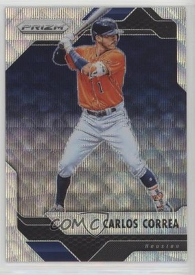 2017 Panini Chronicles Prizm Blue Wave Prizm 197/199 Carlos Correa #33 0nr3