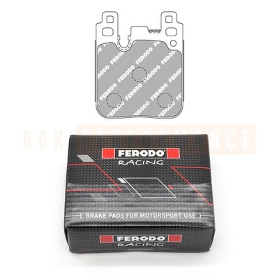 Rear Ferodo Racing DS3.12 Brake Pads BMW 3 Series F30 F31 F34 330 335 340