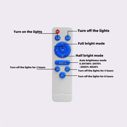 AA Batteries Needed Solar Street Light Control Panel Auto Power Reduction - Afbeelding 10 van 12
