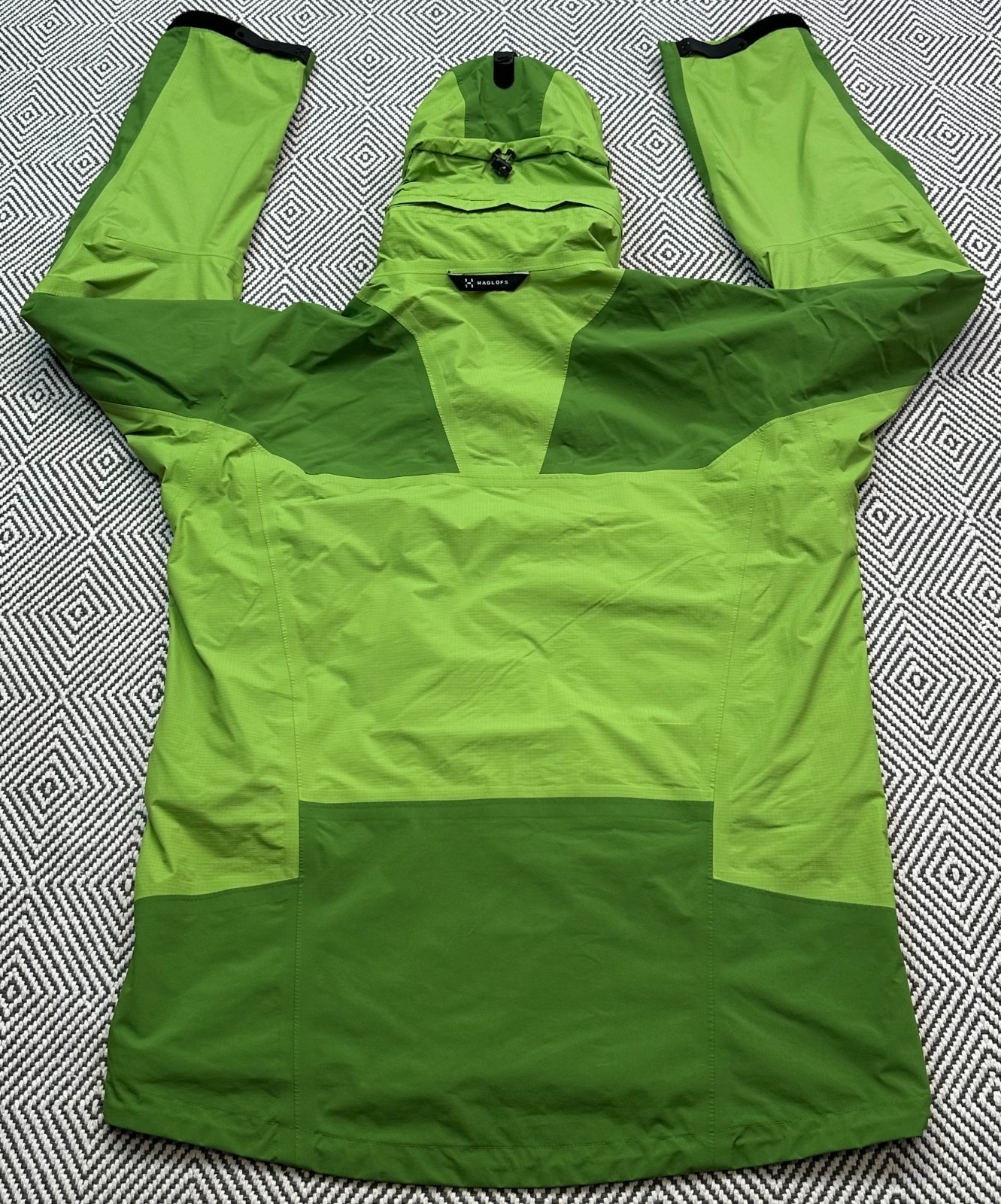 Haglofs Men’s Size M Green GoreTex Pro Shell Ski Jacket RRP £600 image 6