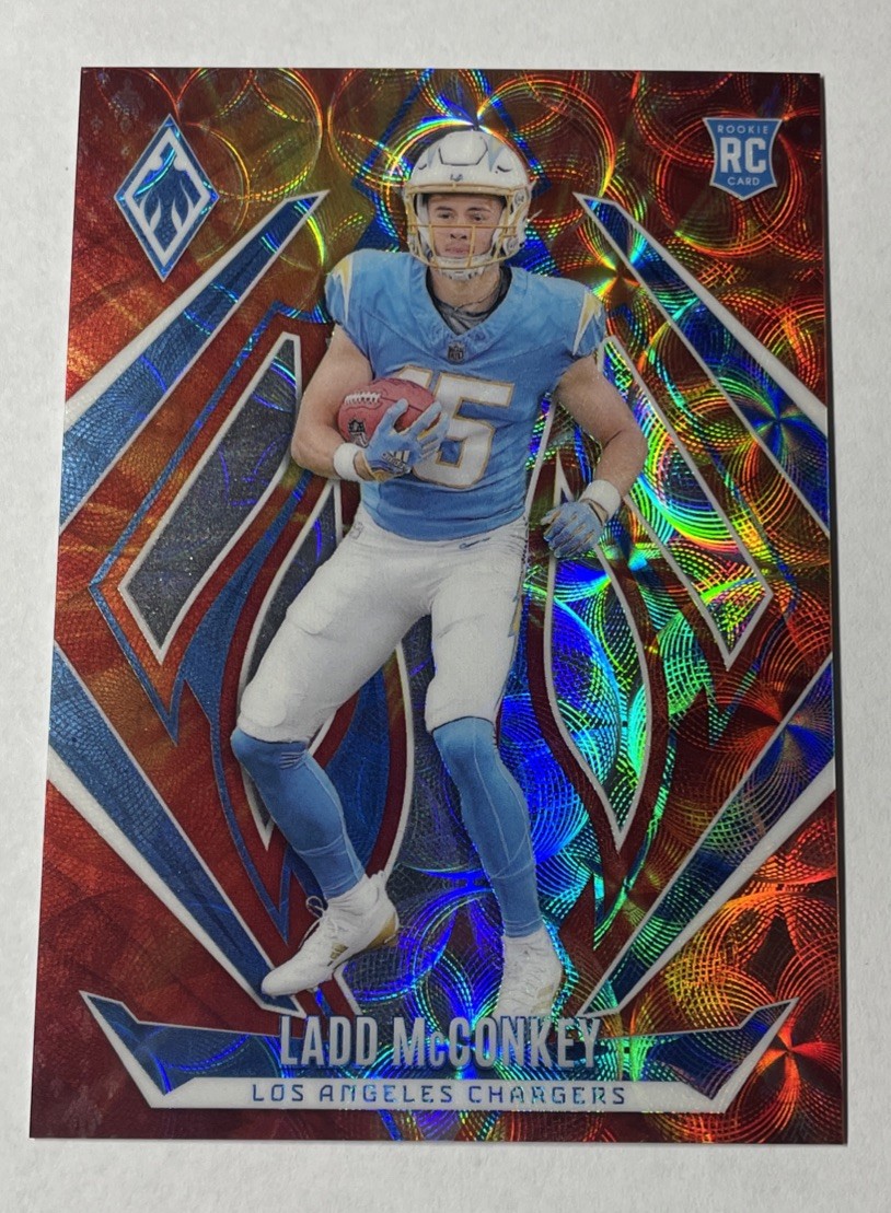 2024 Panini Phoenix - Rookies Ladd McConkey #216 Fire Burst /350 (RC) 🔥🔥🔥 SSP