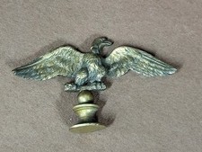 Bronze Eagle Statue On Its Base