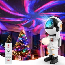 Astronaut Galaxy Projector, Star Projector for Bedroom, LED Night Light for K...