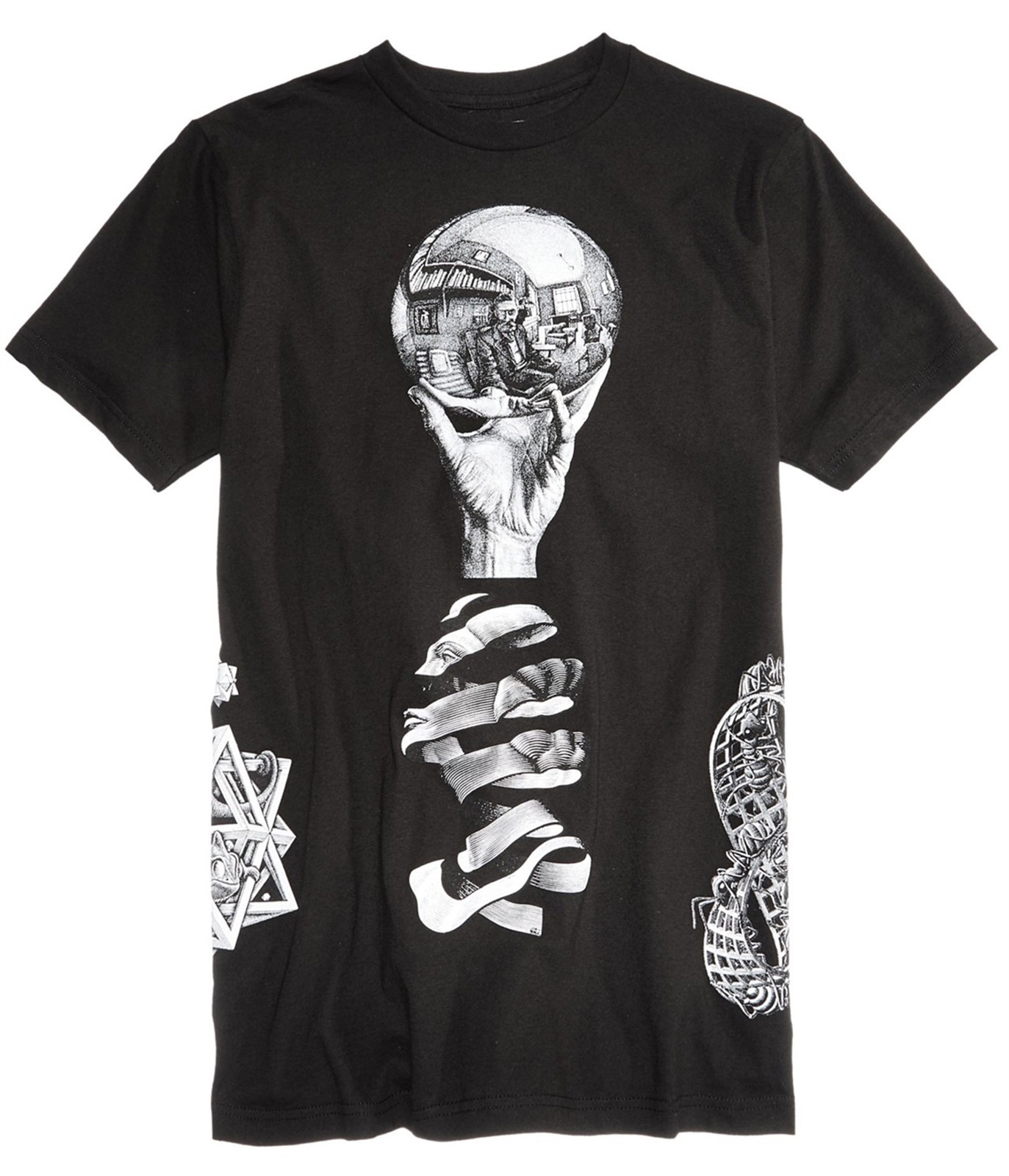 Мужская базовая футболка с рисунком New World черная Маленькая 4590₽