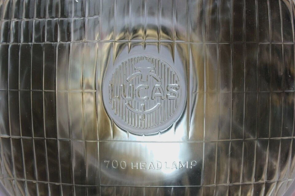 7" inch Lucas 700 Headlight Headlamp Glass Lens RHD For Vintage Cars Motorbikes - image 3 of 4