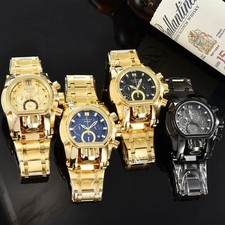 Undefeated Reserve Bolt Zeus Mens Chronograph Luxury Watch Stainless