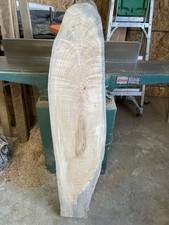Spalted Live Edge Slab Unique Grain Crotch Wood