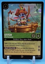Stitch - Alien Buccaneer Promo Foil Card 8/P2 Disney Lorcana Azurite Sea