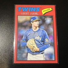 2026 Topps Heritage - Mick Abel #292 Red Border Twins